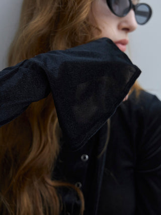 SHEER VELOUR CHOKER TOPS