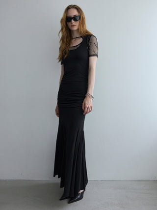 DRAPE CUTSEW DRESS