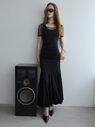 DRAPE CUTSEW DRESS
