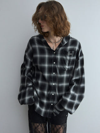 HOODIE CHECK SHIRT