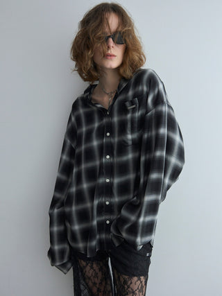 HOODIE CHECK SHIRT