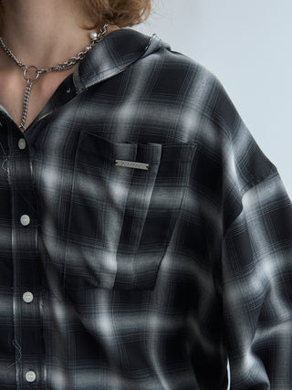 HOODIE CHECK SHIRT