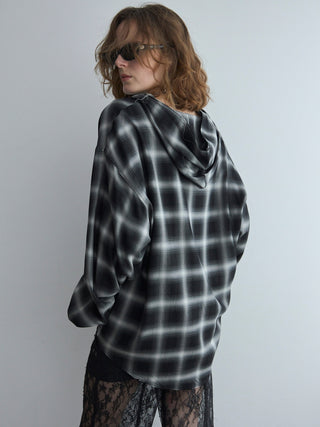 HOODIE CHECK SHIRT