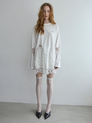 LACE DOCKING LONG TEE