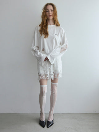 LACE DOCKING SHORT PANTS