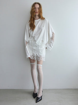 LACE DOCKING LONG TEE