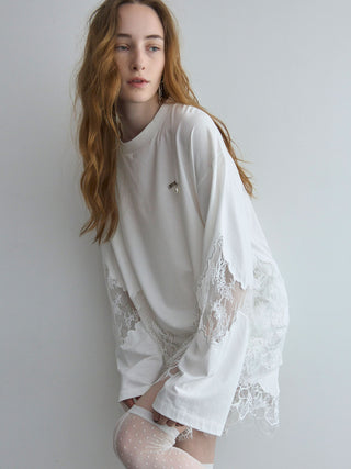 LACE DOCKING LONG TEE