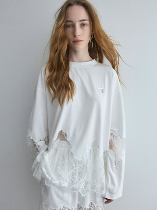 LACE DOCKING LONG TEE