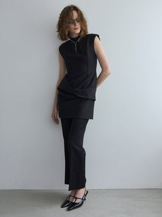 POWER SHOULDER MINI DRESS