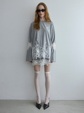 LACE DOCKING LONG TEE