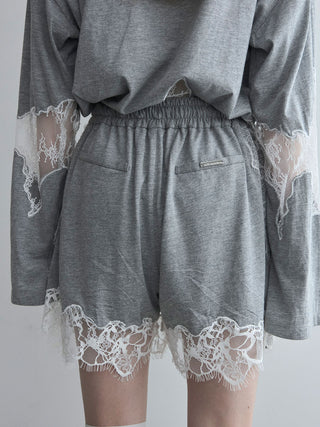 LACE DOCKING SHORT PANTS