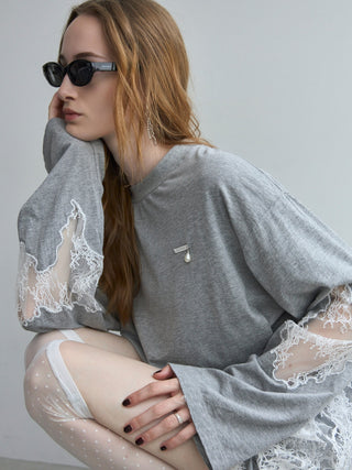 LACE DOCKING LONG TEE