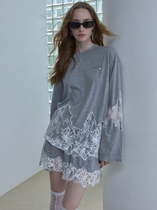 LACE DOCKING SHORT PANTS