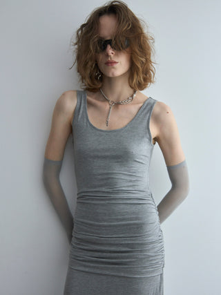 DRAPE CUTSEW DRESS
