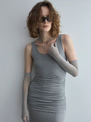 DRAPE CUTSEW DRESS