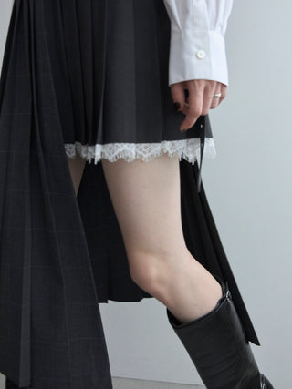 SEPARATE SCREW PLEATS SKIRT