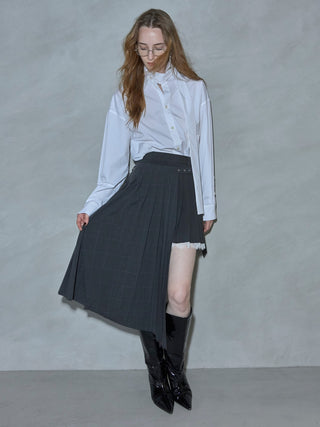 SEPARATE SCREW PLEATS SKIRT