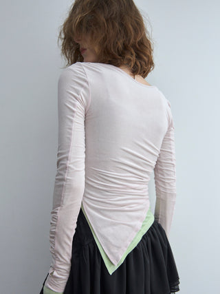 SHEER VELOUR 2WAY TOPS