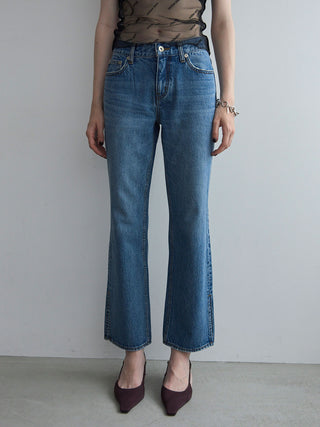 SLIT LEG DENIM