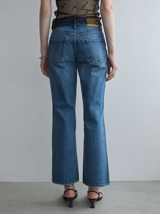 SLIT LEG DENIM