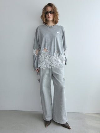 LACE DOCKING LONG TEE