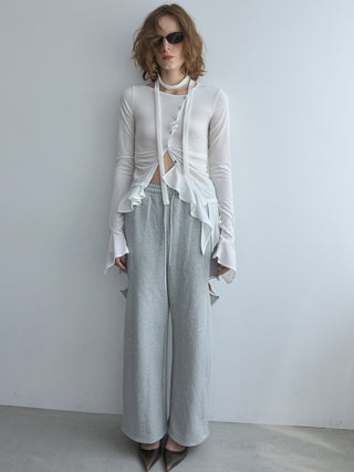 SHEER VELOUR CHOKER TOPS