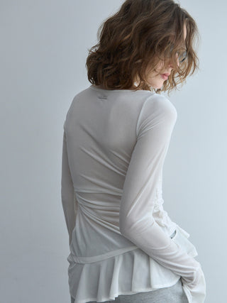 SHEER VELOUR CHOKER TOPS