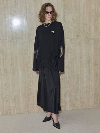 LACE DOCKING LONG TEE