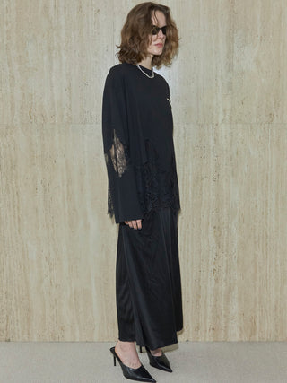 LACE DOCKING LONG TEE