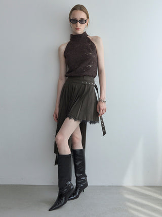 SEPARATE SCREW PLEATS SKIRT