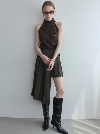 SEPARATE SCREW PLEATS SKIRT