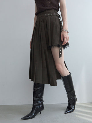 SEPARATE SCREW PLEATS SKIRT