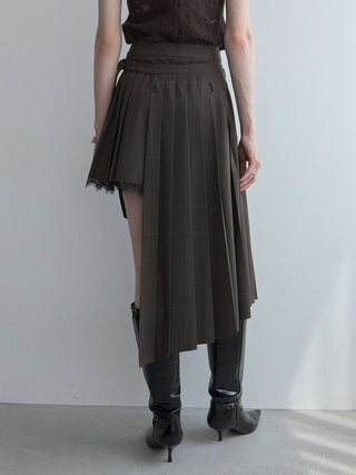 SEPARATE SCREW PLEATS SKIRT