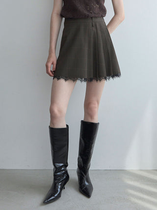 SEPARATE SCREW PLEATS SKIRT
