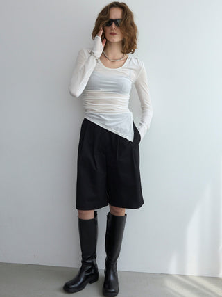SHEER VELOUR 2WAY TOPS
