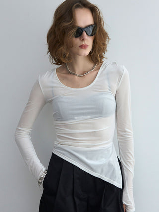 SHEER VELOUR 2WAY TOPS