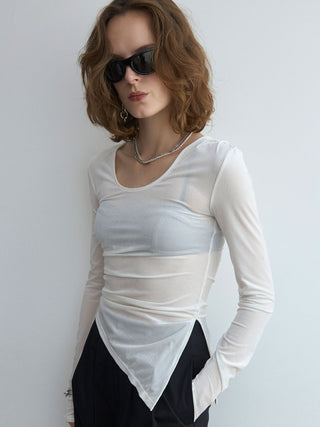 SHEER VELOUR 2WAY TOPS