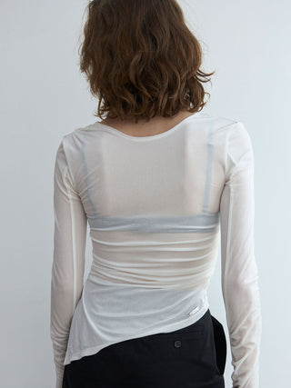 SHEER VELOUR 2WAY TOPS