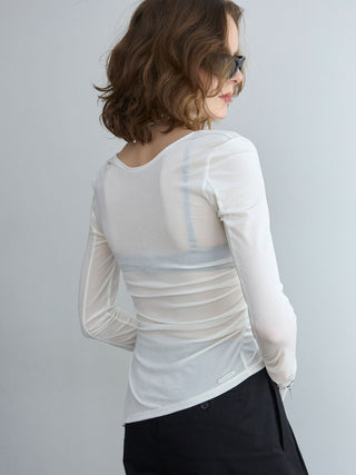 SHEER VELOUR 2WAY TOPS