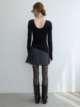 SHEER VELOUR 2WAY TOPS