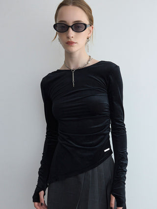 SHEER VELOUR 2WAY TOPS