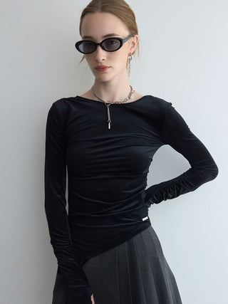 SHEER VELOUR 2WAY TOPS