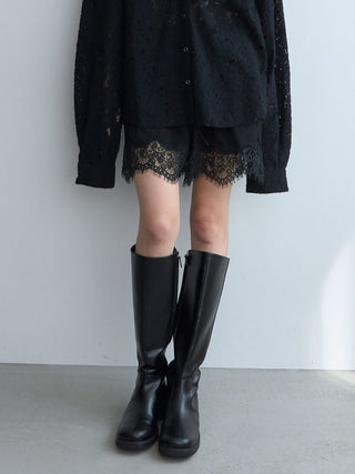 LACE DOCKING SHORT PANTS
