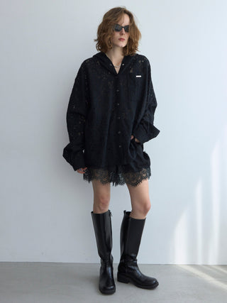 HOODIE LACE SHIRTS