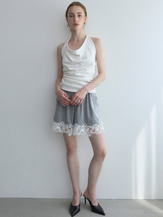 LACE DOCKING SHORT PANTS