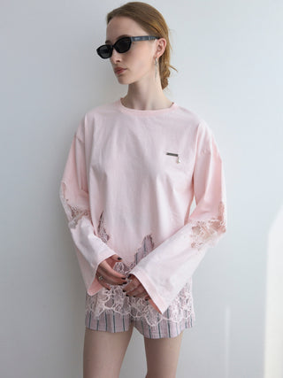 LACE DOCKING LONG TEE