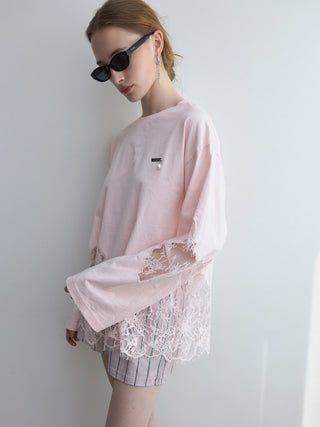LACE DOCKING LONG TEE