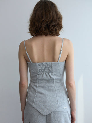 LAYERED DETAIL SWEAT BUSTIER
