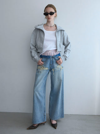 LAYERED LIKE DENIM PANTS