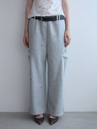 BIJOU SLIT SWEAT PANTS